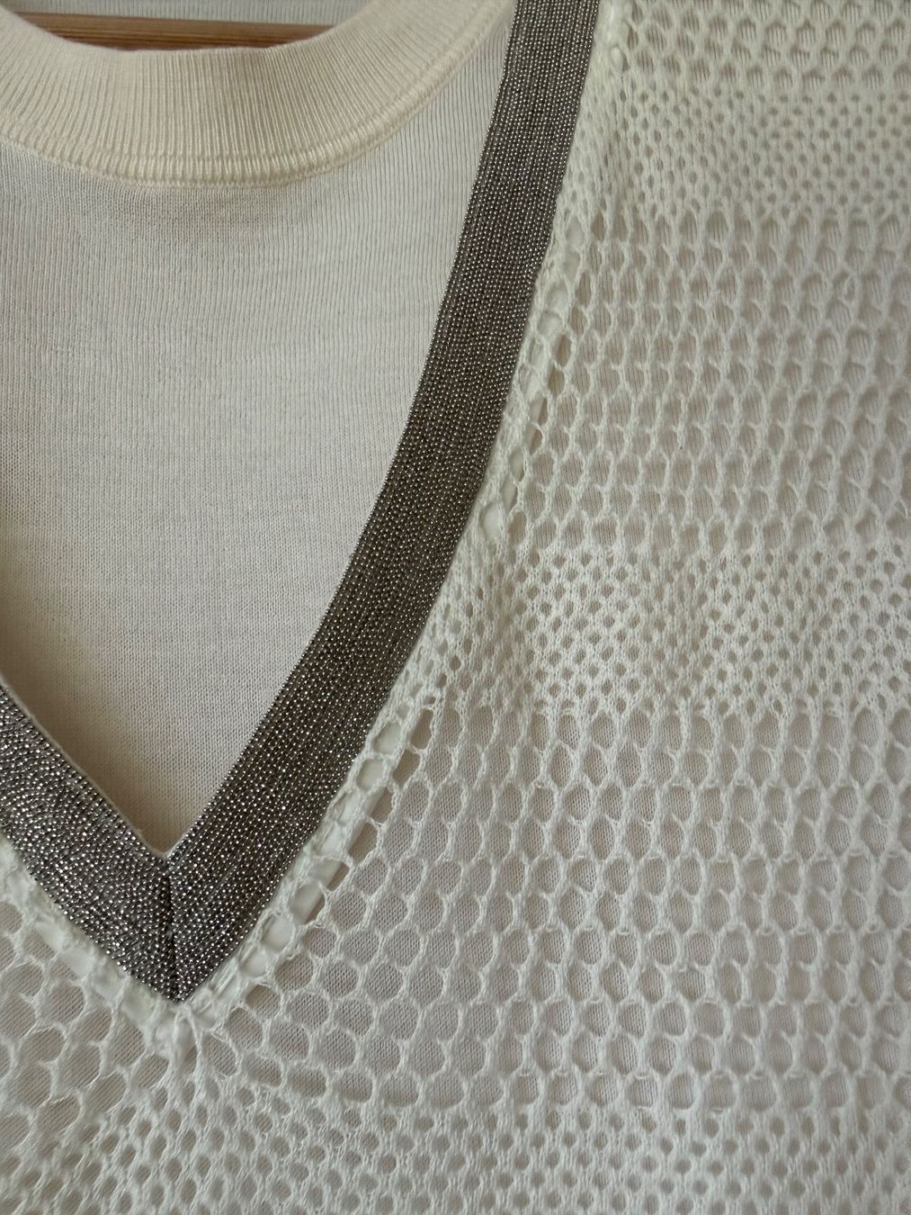Tops: Wunderschönes Shirt , mit Monilis, Gr. 38 – Neuf (Voir description) à Reigoldswil par benja01 1