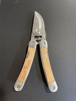 Gartenschere Black Guard klappbar Holzgriff gebraucht