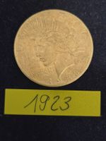 USA Peace Dollar 1923 Silbermünze 