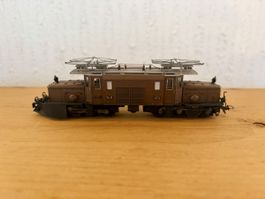 Bemo RhB Ge 6/6 I 413 Krokodil mit grossem Schneepflug