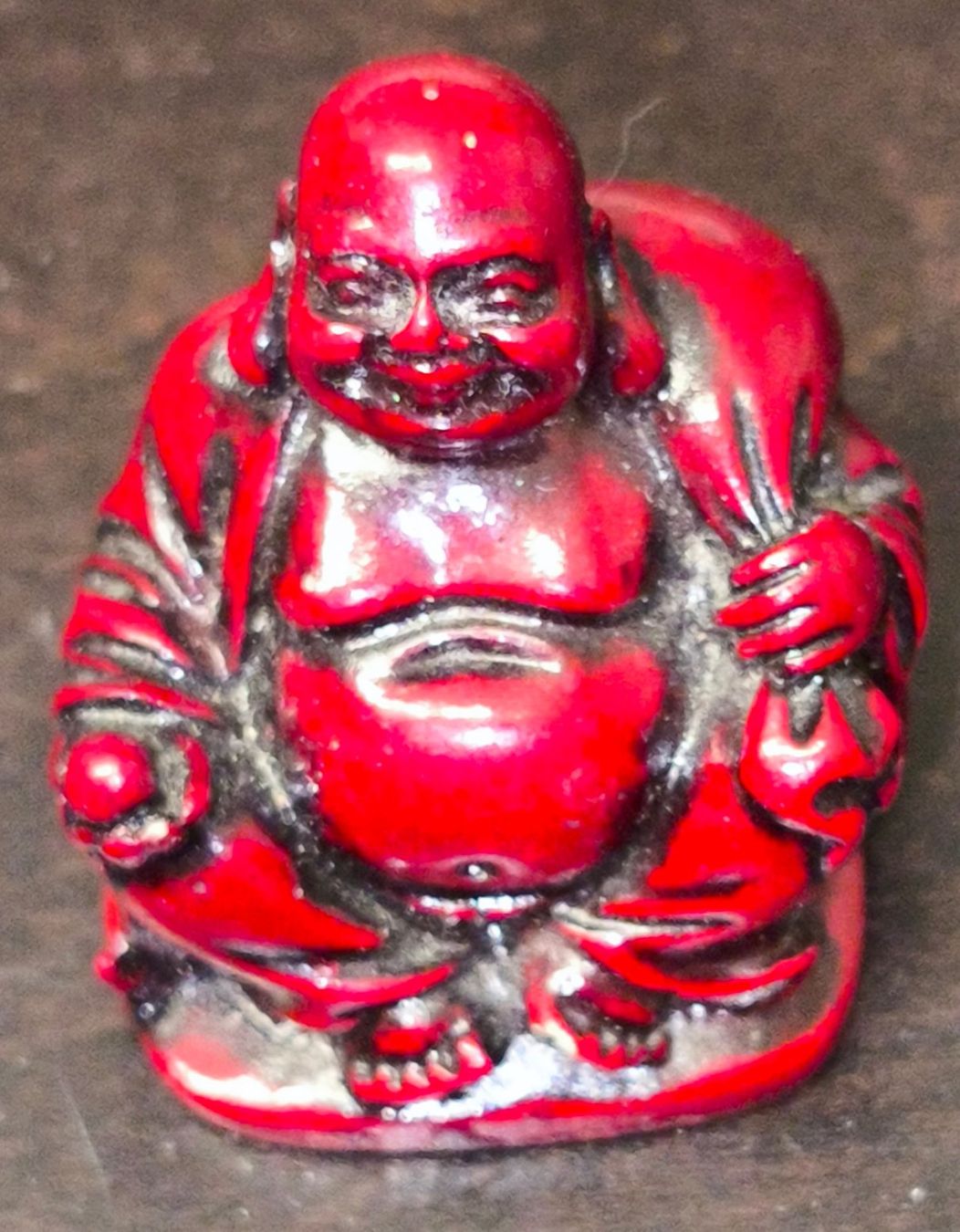 Tutte le decorazioni: Roter Buddha, Glücksbringer Figur, Glücksbuddha Statue – Usato da St. Gallen venduto da Arti24 1