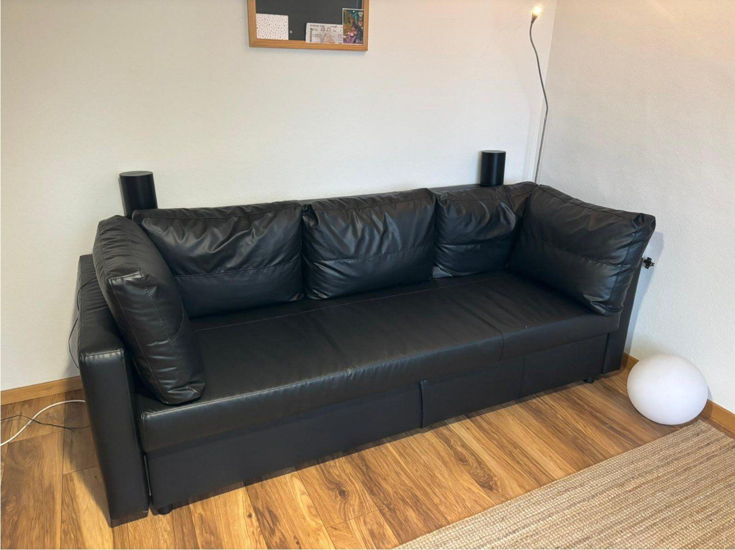 Ikea Divani: Friheten 3er Bettsofa, Bomstad schwarz – Usato da Oberrohrdorf venduto da saraha1983