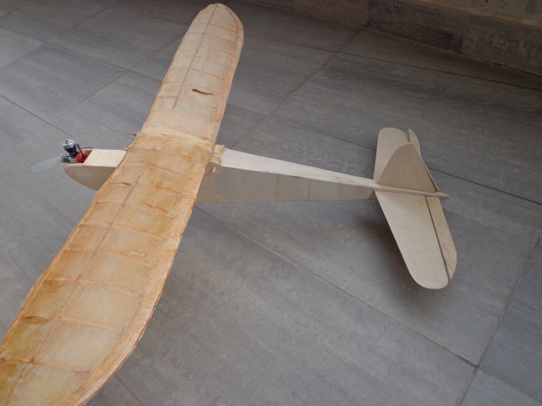 RC Modellbau: Modellflugzeug Oldtimer Antikflug Cox – Defekt aus Camorino von Dibi7 1