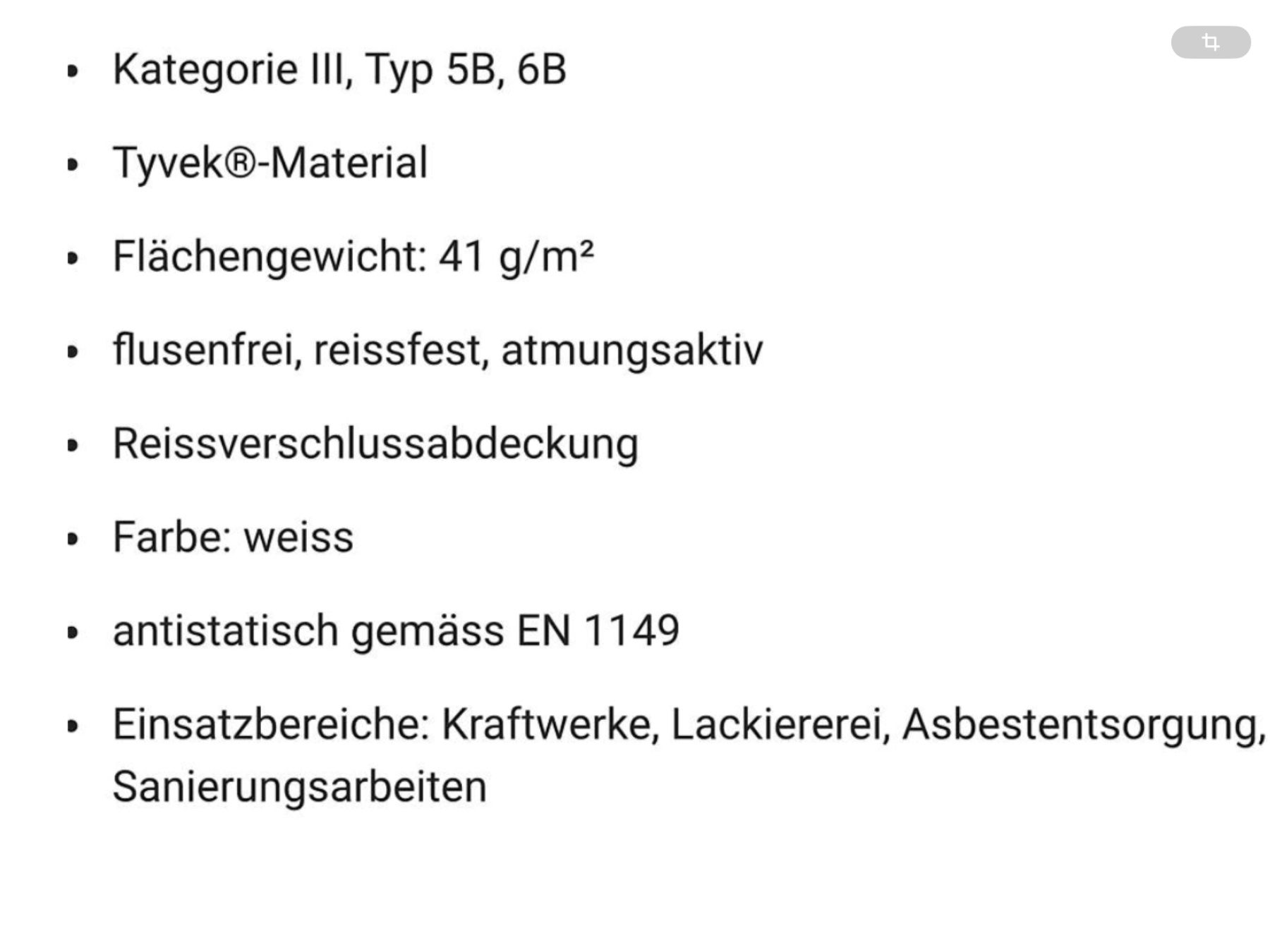 Completi: schutzanzug, tyvec, 10 stück, xl – Nuovo e nell'imballaggio originale da Kerzers venduto da MarianneRamseier 1