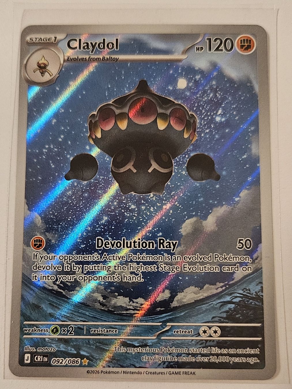 Pokémon Sammelbilder & Trading cards: Claydol 092/086 EN – Neu (gemäss Beschreibung) aus Lyss von Mooseggblick