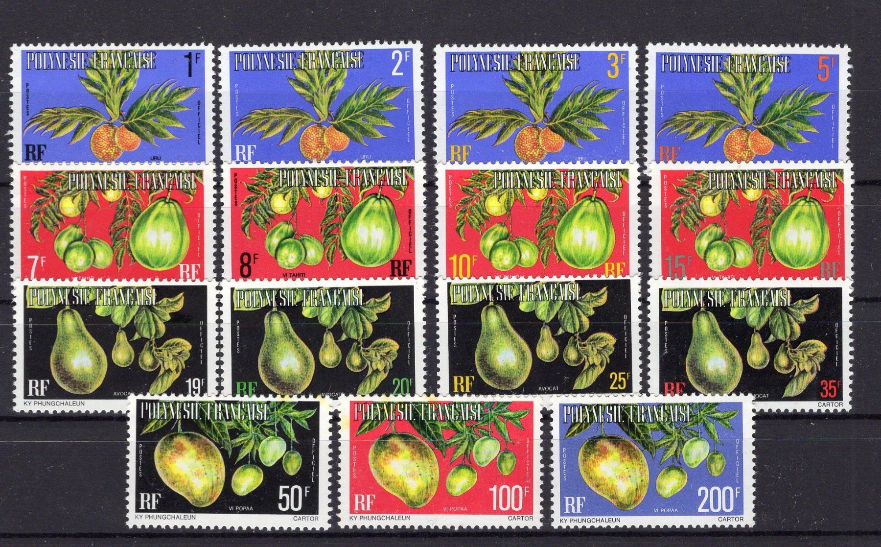 Alle Briefmarken: R5127  /  Polynésie timbres de services 1977 – Neu (gemäss Beschreibung) aus Ste-Croix von MONT-TAGNAC