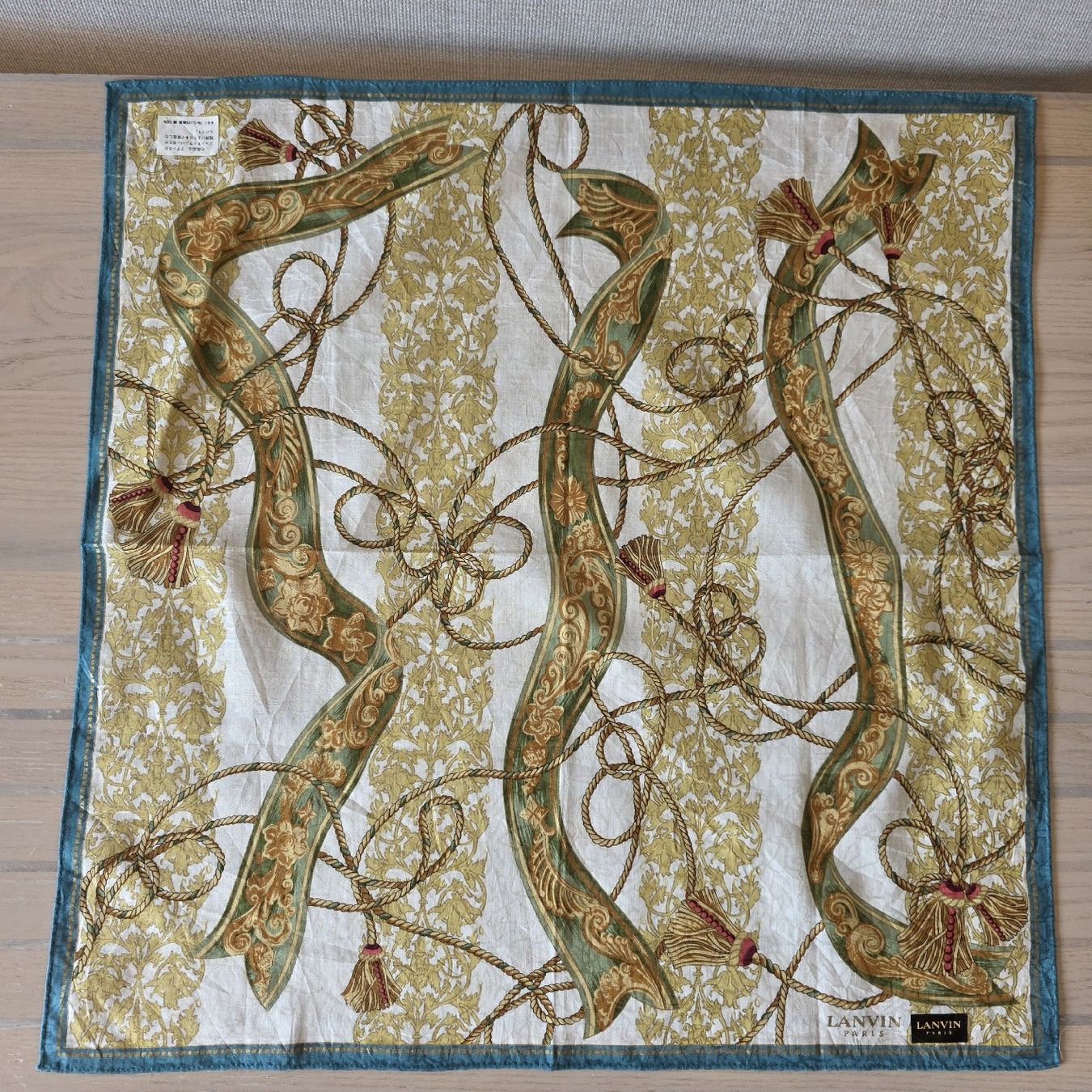 Lanvin Foulard & Sciarpe: LANVIN Paris Baumwolltuch 50x50 cm – Nuovo (secondo la descrizione) da Zürich venduto da LIMAR 5