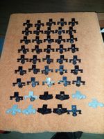 Lego 46x Eisenbahn Magnete