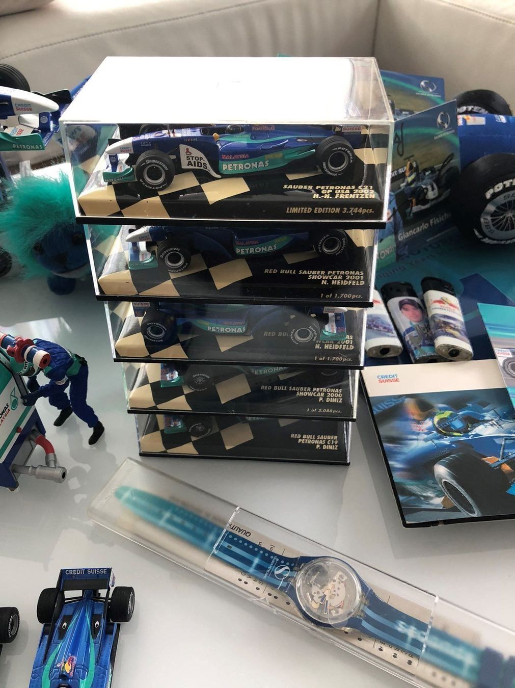 Modellini d'auto: Sauber Petronas Sammlung – Usato da Oetwil am See venduto da Bigrico 3