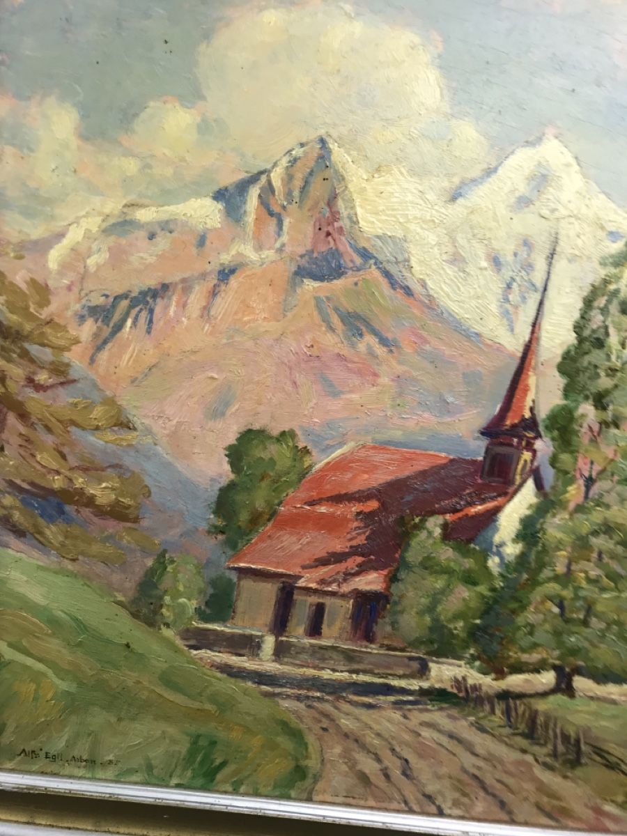 Dipinti: EGLI ALFRED ARBON 1935 – Usato da Wolfhalden venduto da SecondAntique 3