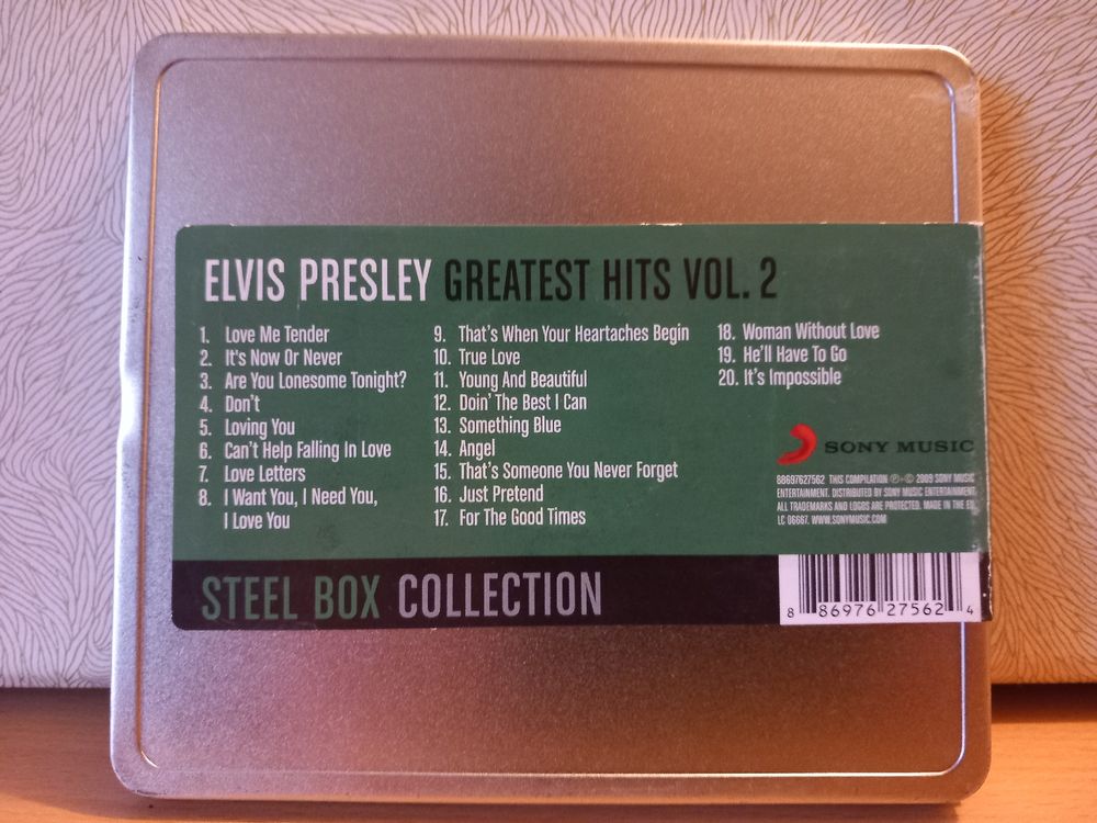 Elvis Presley Greatest Hit Vol.2 Coffret Metal Collection | Kaufen Auf ...