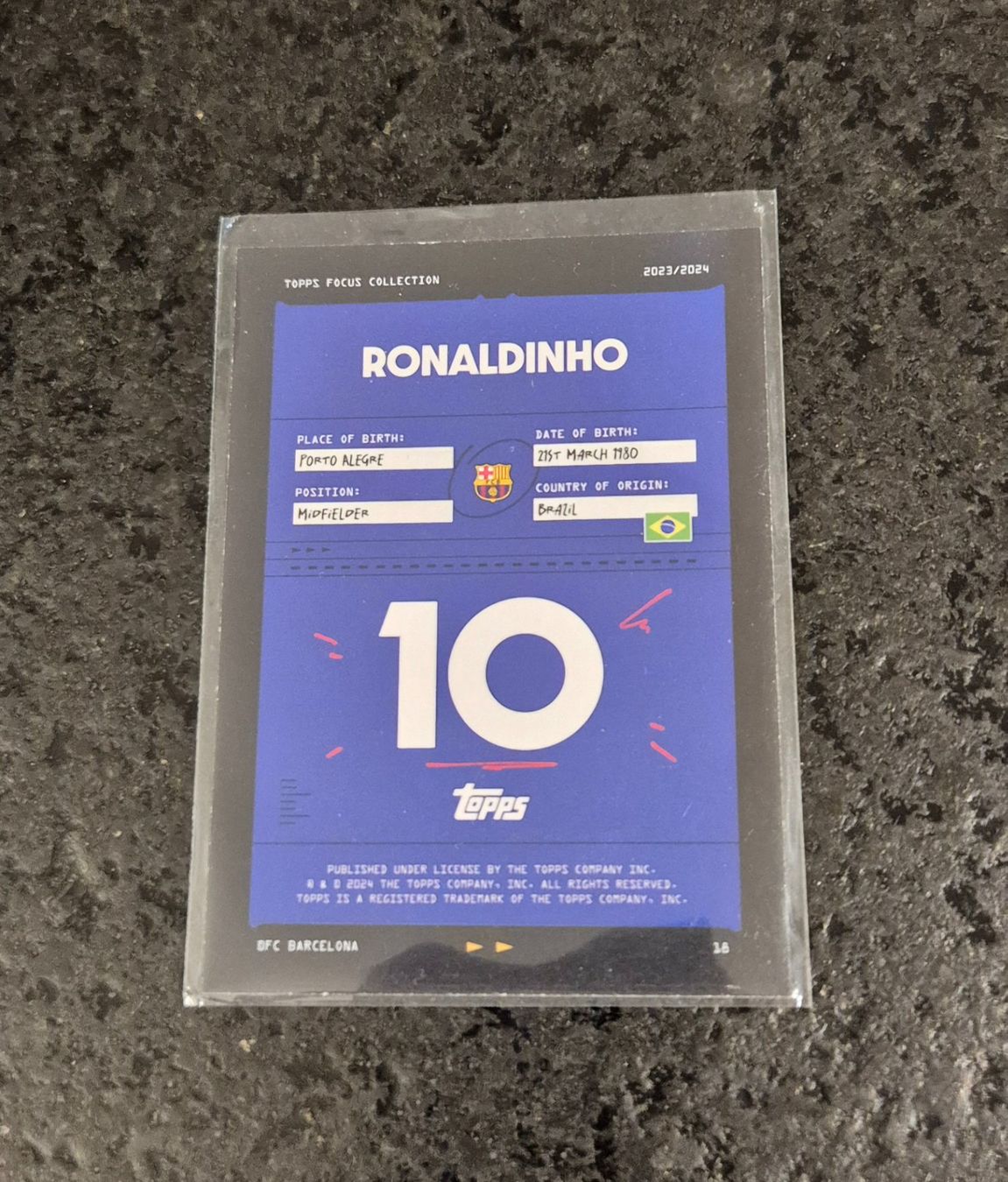 Topps Carte collezionabili: Ronaldinho - Barcelona - Topps – Nuovo (secondo la descrizione) da Burg AG venduto da Danoe 1