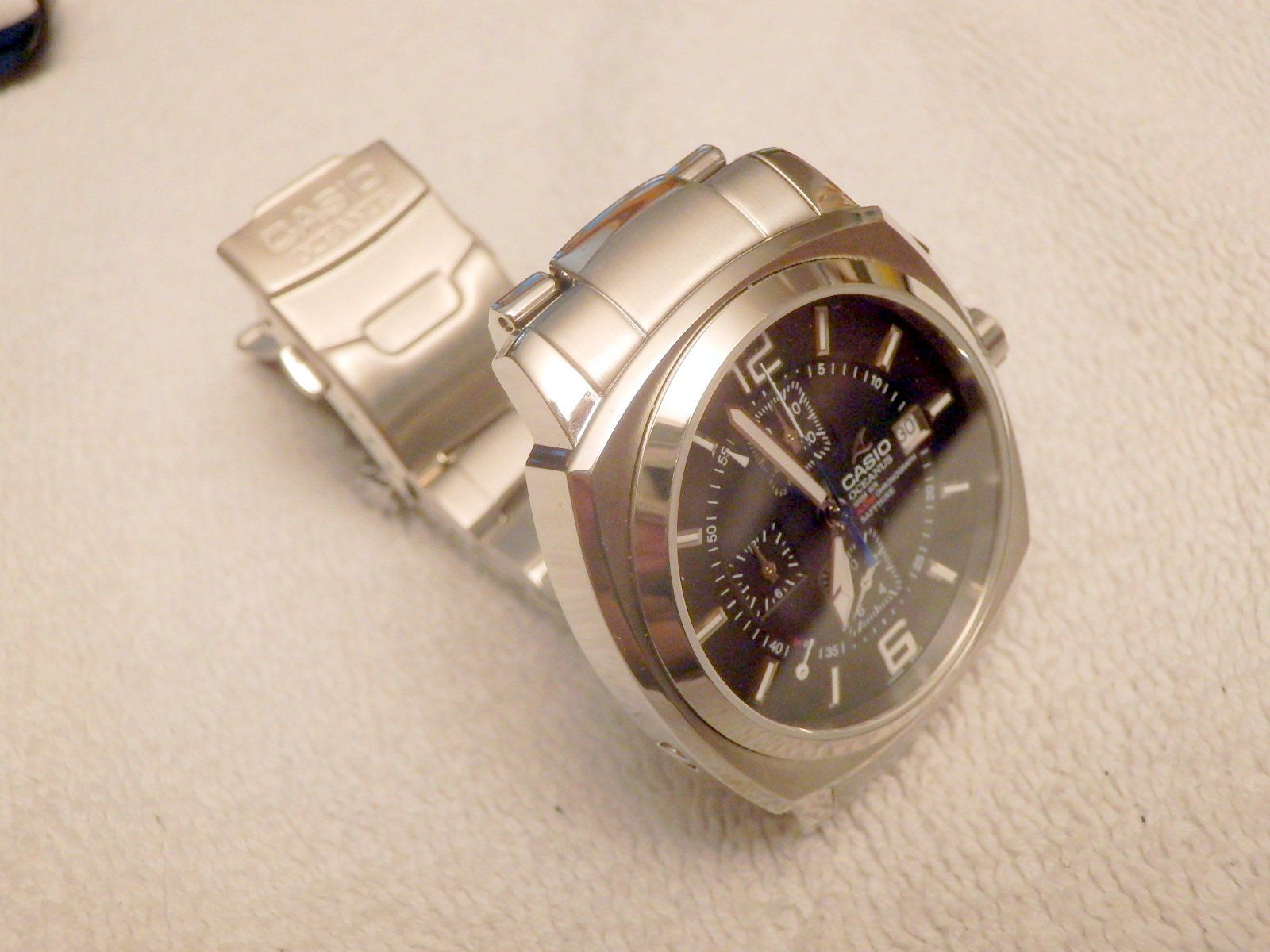 Casio Orologi: Casio Oceanus, Chronograph, Alarm, Quartz, neuwertig mit Box – Usato da Ueberstorf venduto da dinbau 3