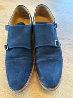 Navyboot Doppelte Monkstraps / Schnallen Schuhe Gr. 46