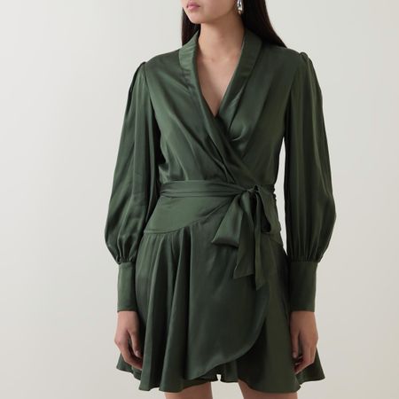 Zimmermann Silk Wrap Dress