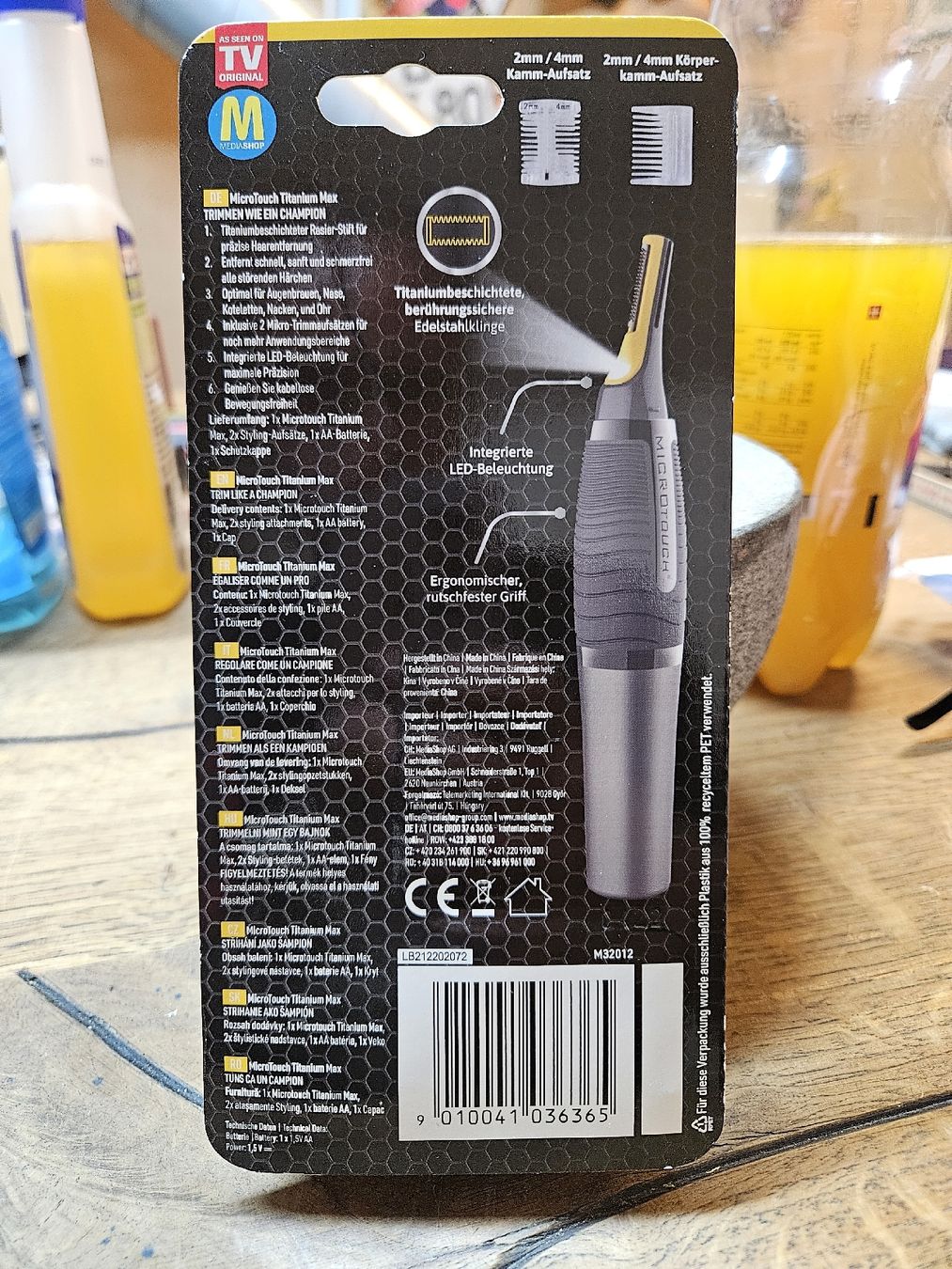 Rasoi & Lamette da barba: MicroTouch Titanium Max Mikro-Präzisionstrimmer neu (C) – Nuovo e nell'imballaggio originale da Rorschach venduto da TimelessTrading 1