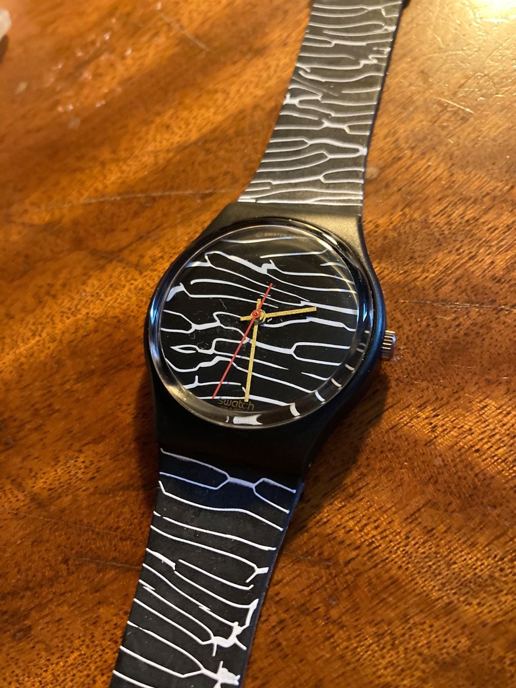 Swatch Orologi: Swatch Marmorata. 1987, ne marche pas! – Difettoso da Paudex venduto da micinque 5