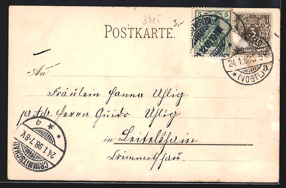 Cartoline postali: Litho Basel, St. Jacobsbrunnen, Ortspart – Usato da Berlin venduto da bartko-reher 1