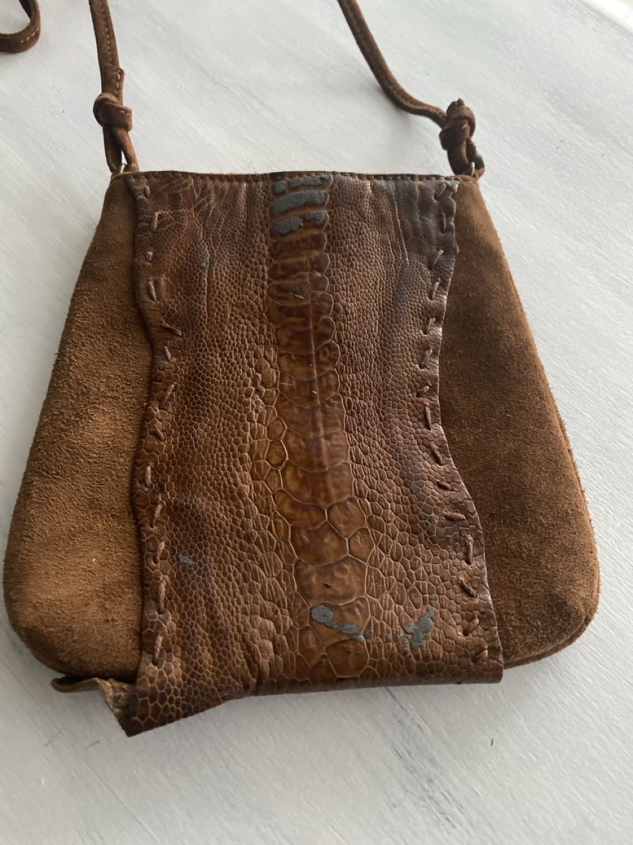 Taschen für Damen: Krokodil Kleine Leder Tasche – Gebraucht aus Rorschach von lvi_p29s