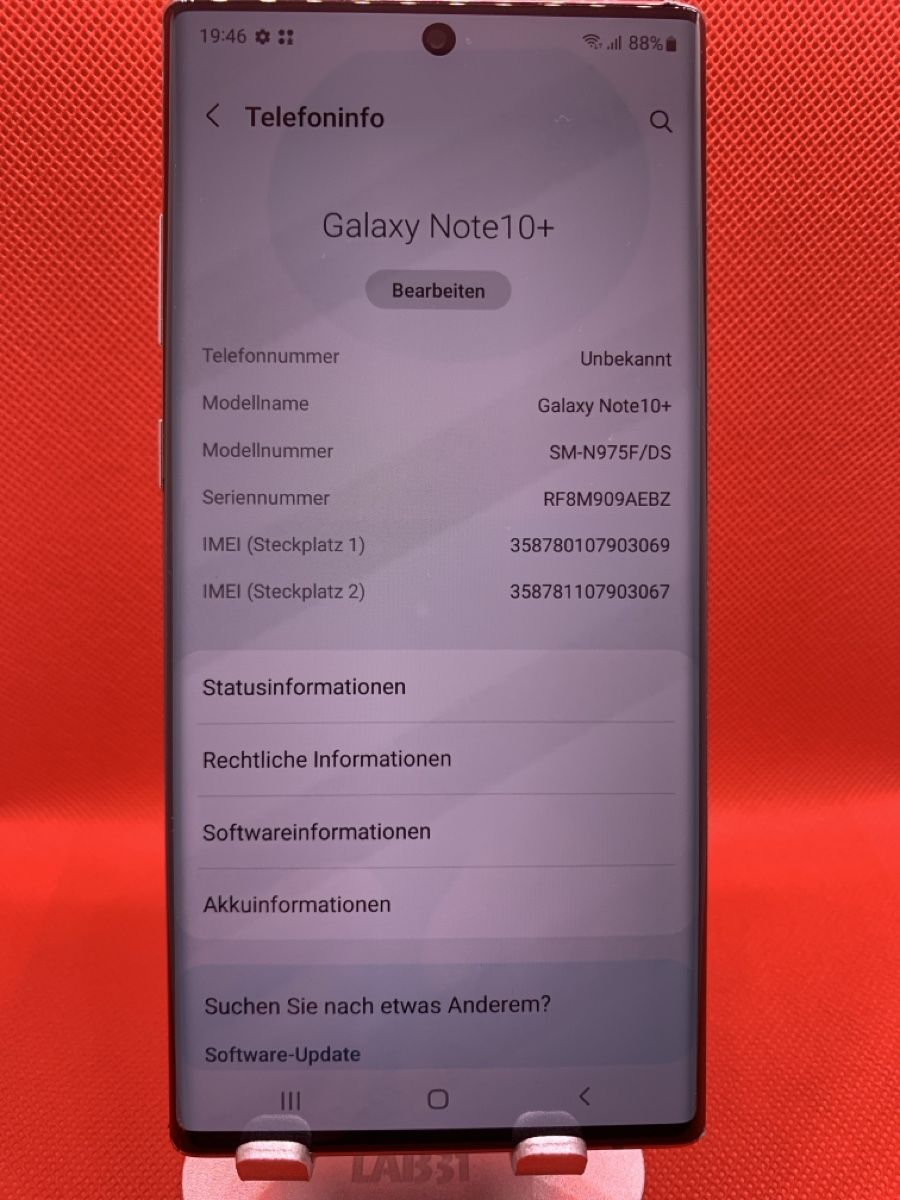 Samsung Portables: Samsung Note 10 Plus 256 GB – D'occasion à Bremgarten AG par TechfiX 9