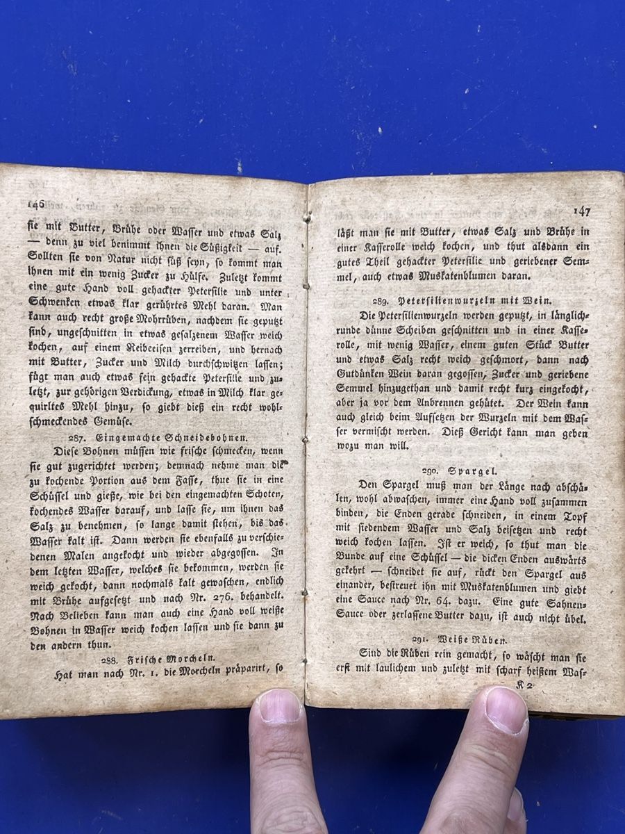 Libri: Antikes Kochbuch "Scheibler's Kochbuch" 1826 – Usato da Adliswil venduto da buch_und_kunst 6