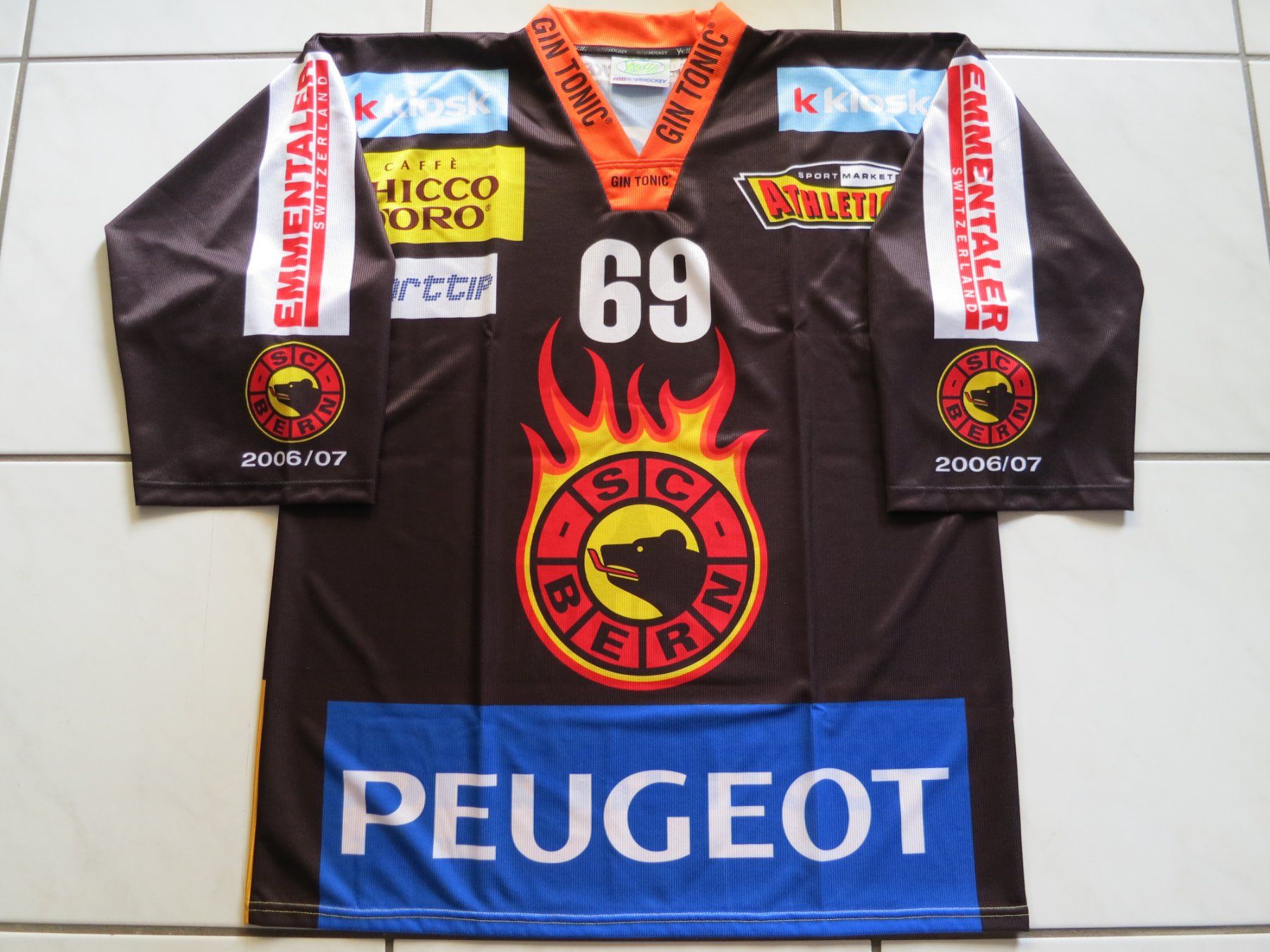 Canottiere & Pantaloni: Spielerversion Heimtrikot SC Bern - SCB - Christian BERGLUND – Nuovo (secondo la descrizione) da Niederbipp venduto da floorballrexi 2