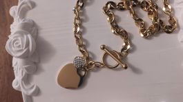 Goldkette mit Herzanhänger, Neu❣️