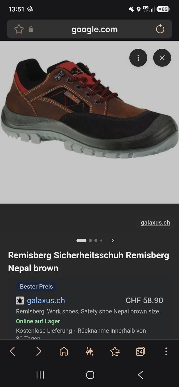 Scarpe da uomo: Remisberg Sicherheitsschuhe – Nuovo (secondo la descrizione) da Rüti ZH venduto da rue_y8fj 4