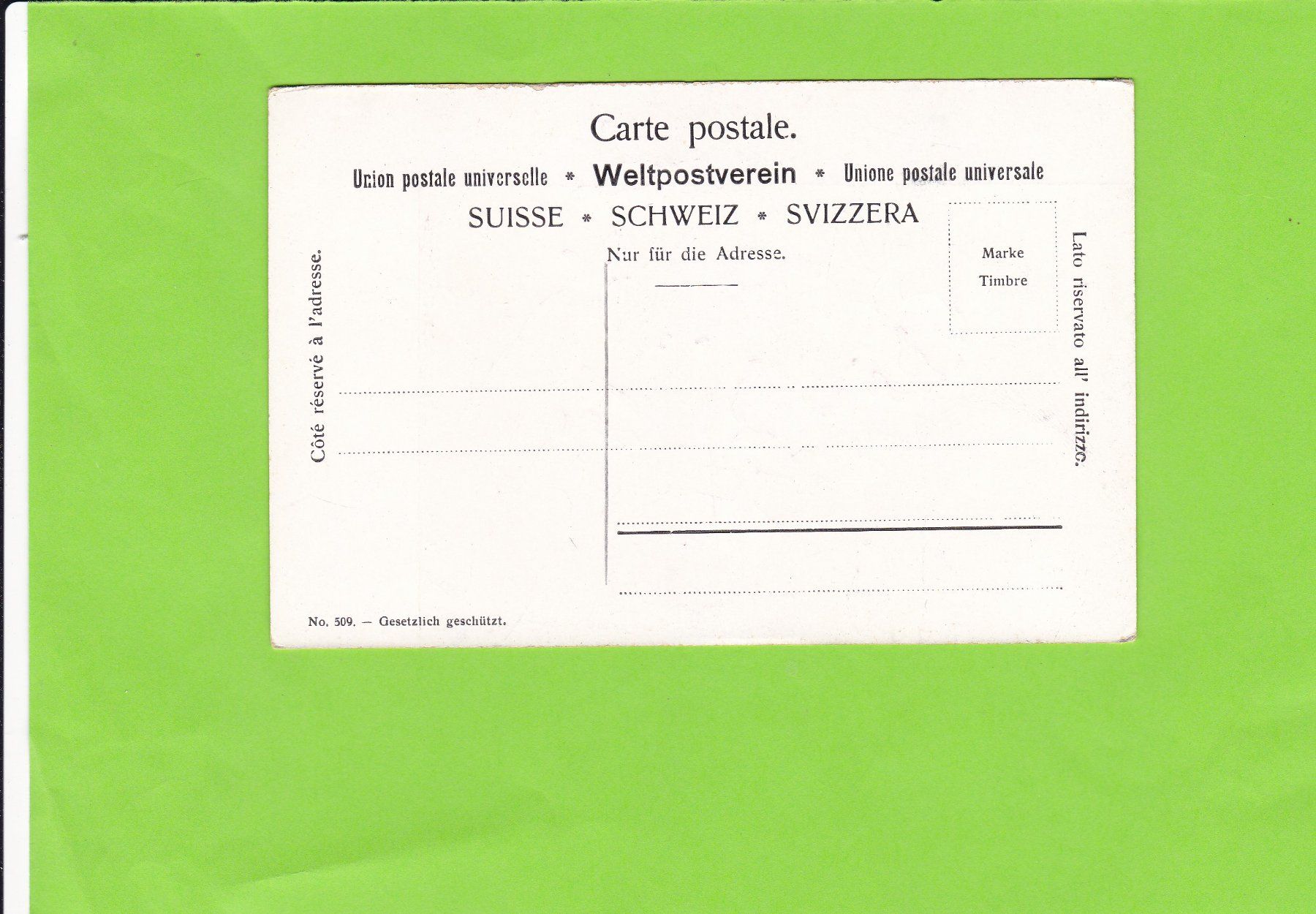Cartoline postali: Dame streichelt Kälbchen – Usato da St. Peterzell venduto da neckertal 1