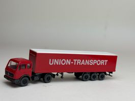 HR- Wiking Mercedes Koffersattelzug Union Transport