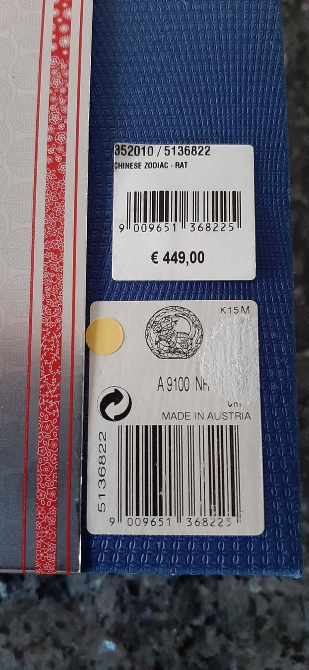 Swarovski Statuette: SWAROVSKI CHINESE ZODIAC – Usato da Zuzwil SG venduto da alfaromeo159ti 6