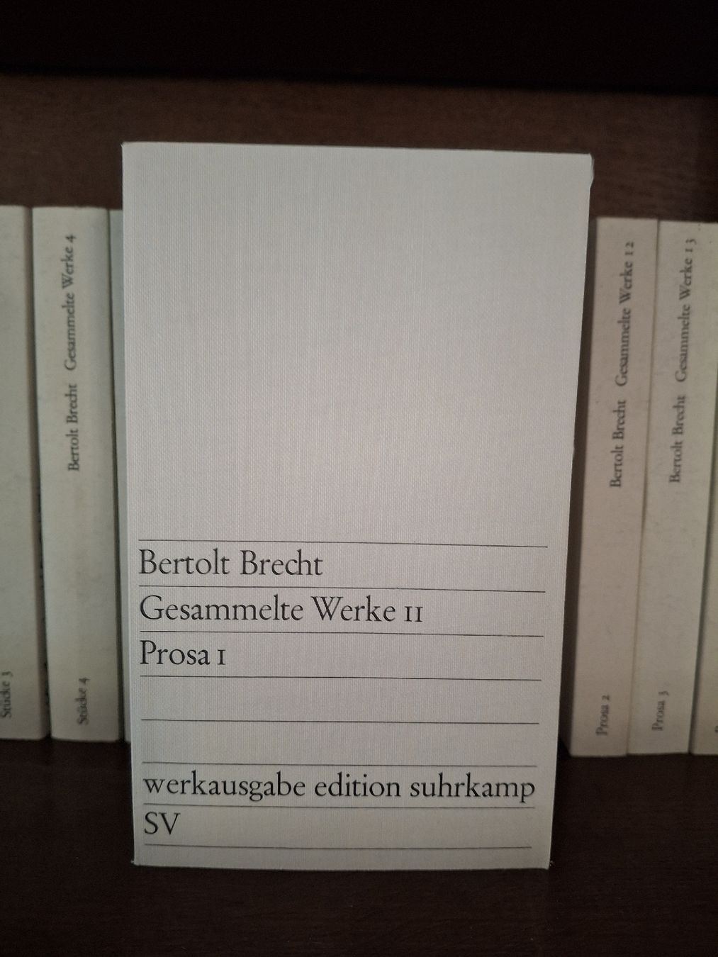 Bücher: Bertolt Brecht Gesammelte Werke 1-20 – Gebraucht aus Bäriswil BE von vonys 1