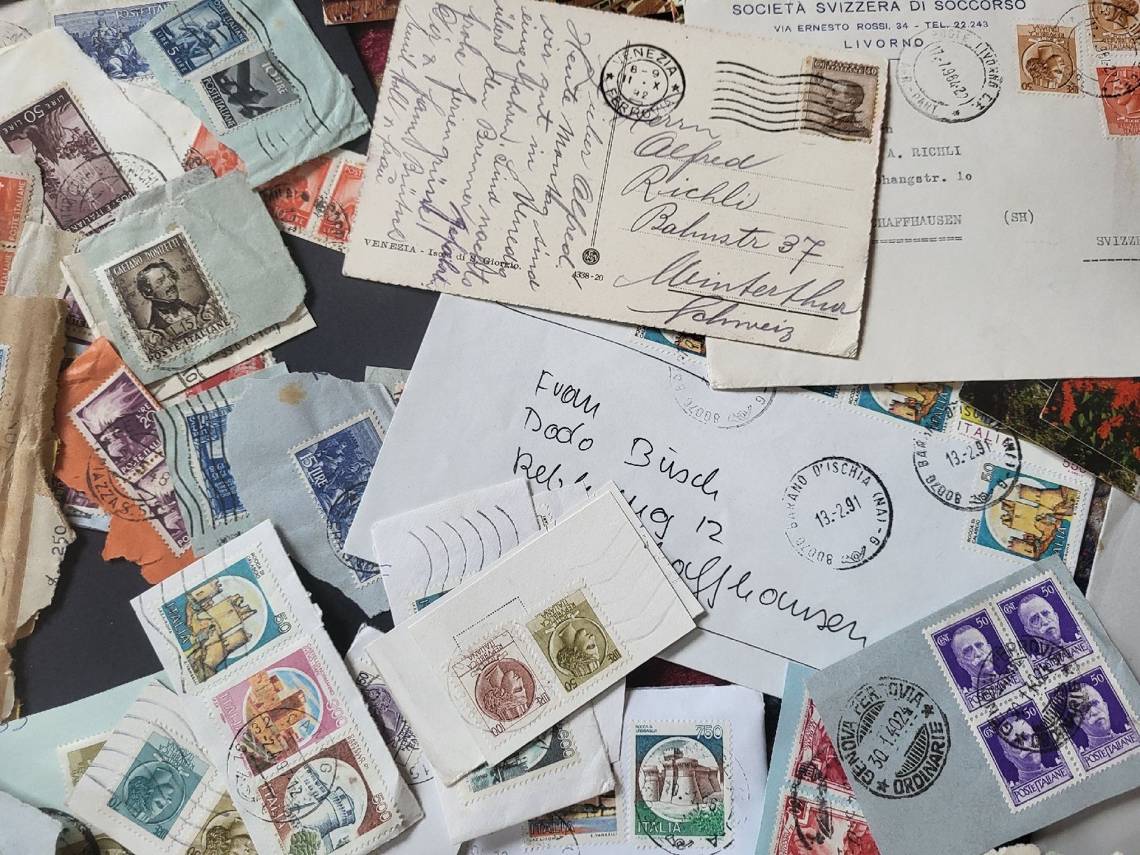 Alle Briefmarken: Italienisches Briefmarken Lot – Gebraucht aus stäfa von brandy66 2