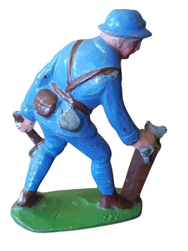Figuren: Zinnfigur antik - Soldat Nr.1 – Gebraucht aus Mörschwil von antiksalon 2
