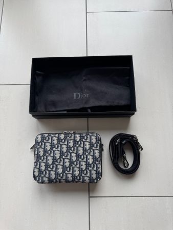 Dior Pouch with Strap in Dior Oblique Jacquard