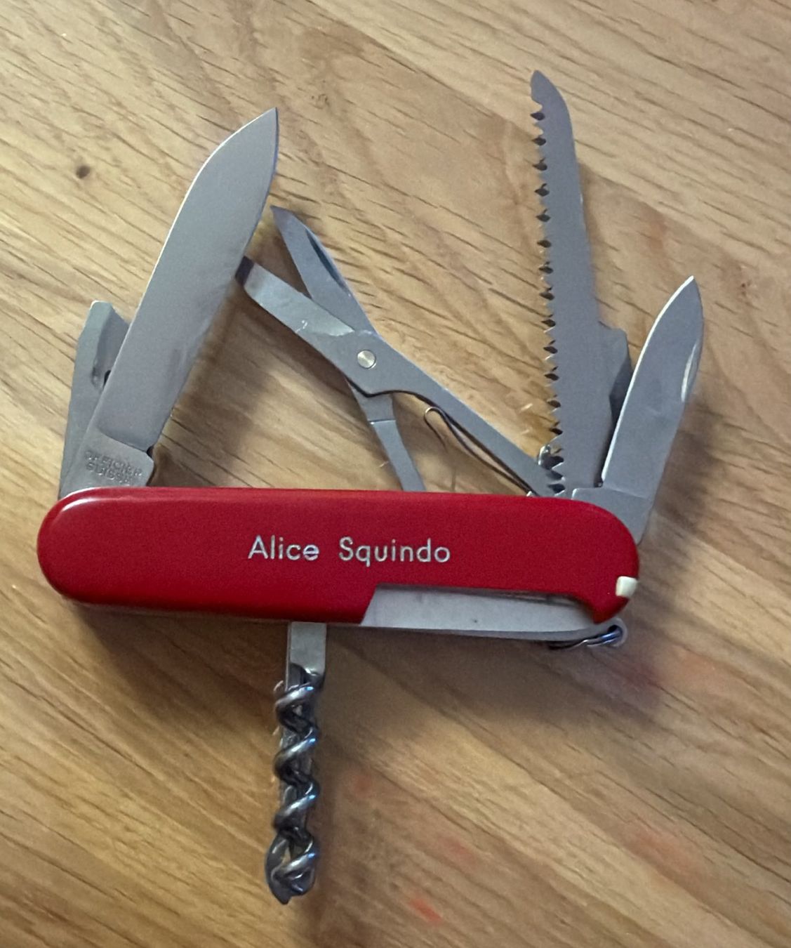 Victorinox Taschenmesser: VICTORINOX SACKMESSER ALICE SQUINDO – Gebraucht aus Zürich von Frei-Occasionen 5