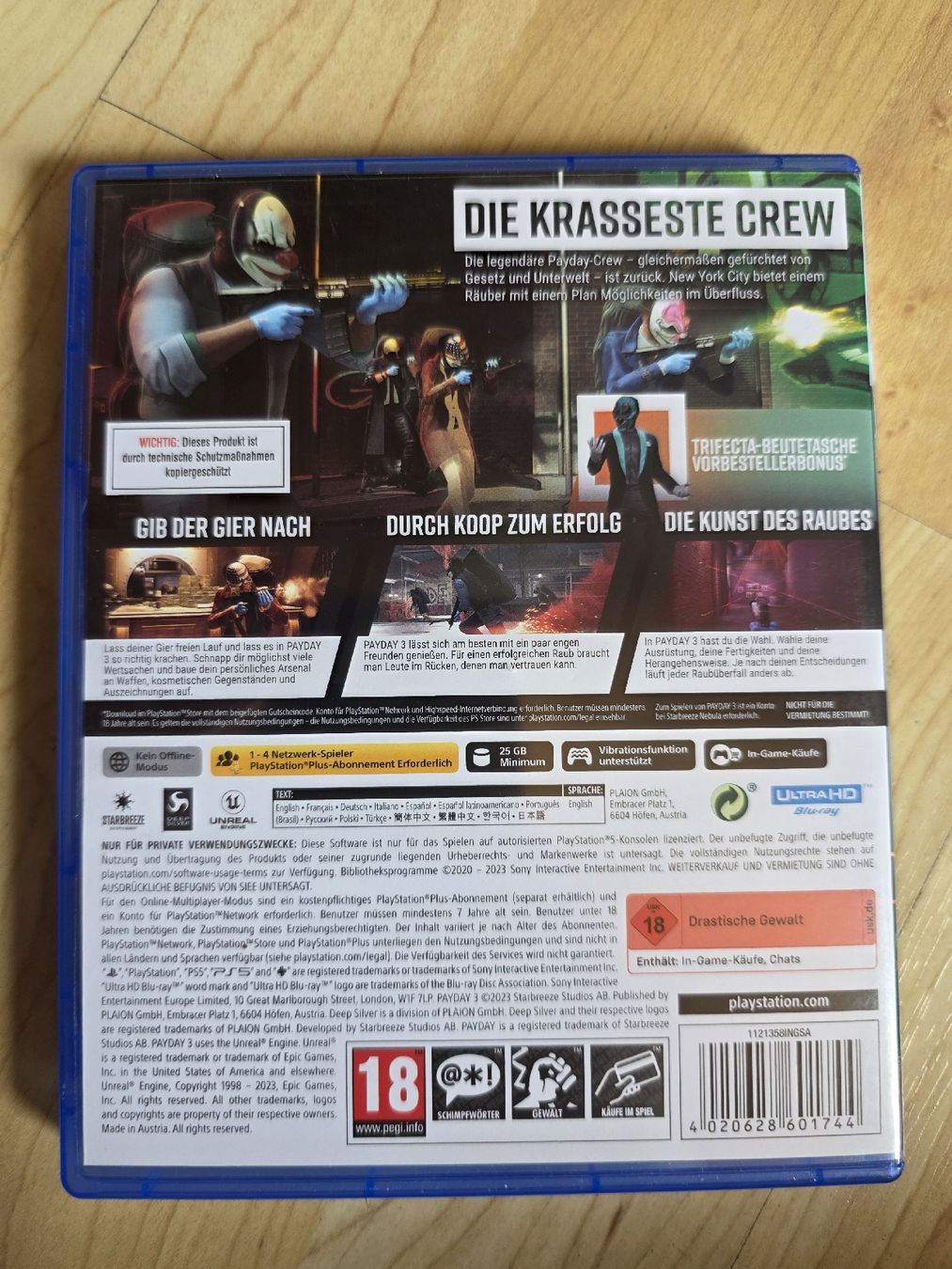 Jeux: PS5 Payday 3 Day One Edition  – D'occasion à Ehrendingen par lax21 1