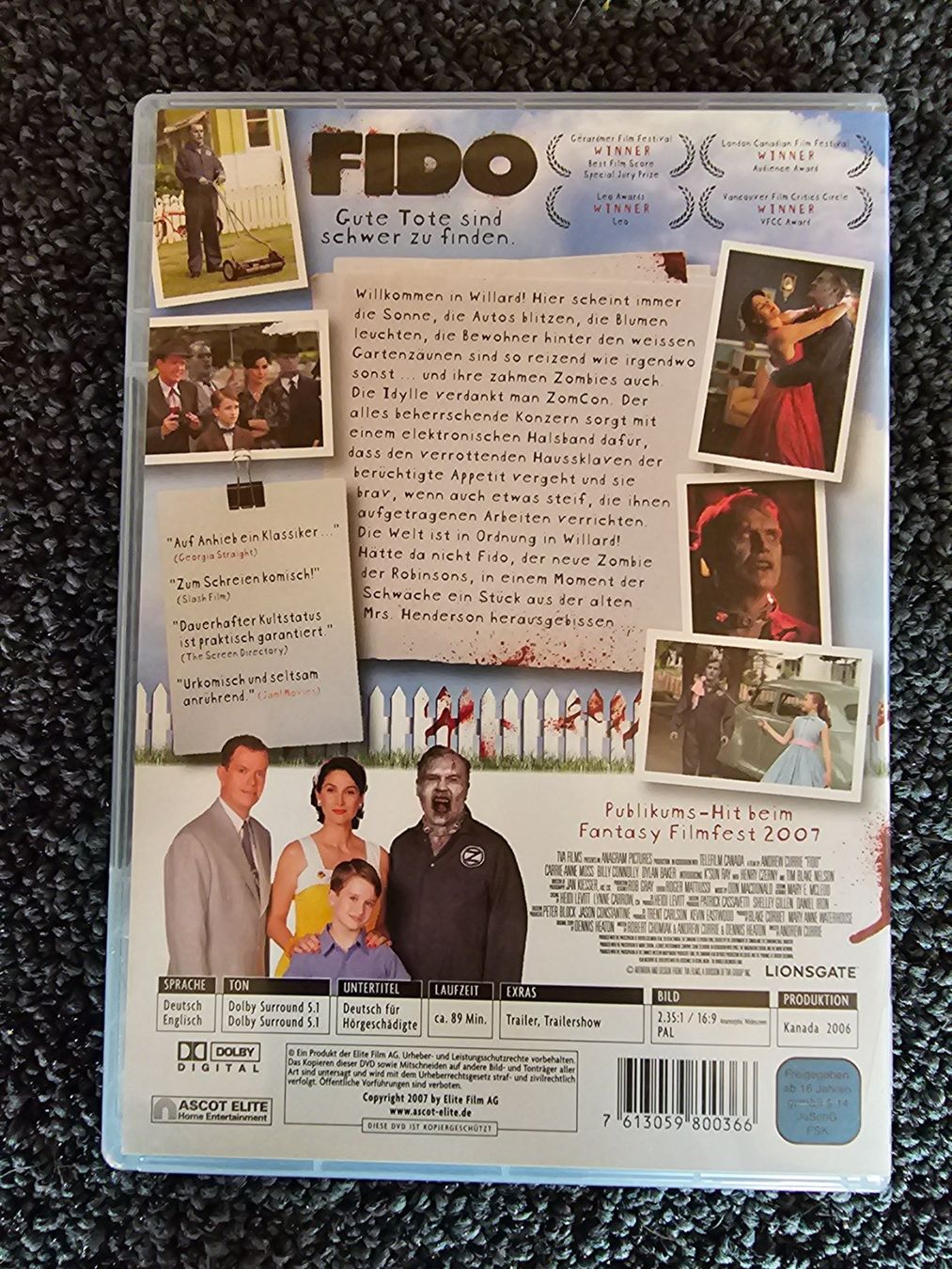 Tutti i DVDs: FIDO(14554) – Usato da Ruswil venduto da M71 1