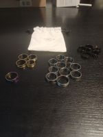 Komplettes Ringset, 20 Ringe mit zugehörigen Säckchen