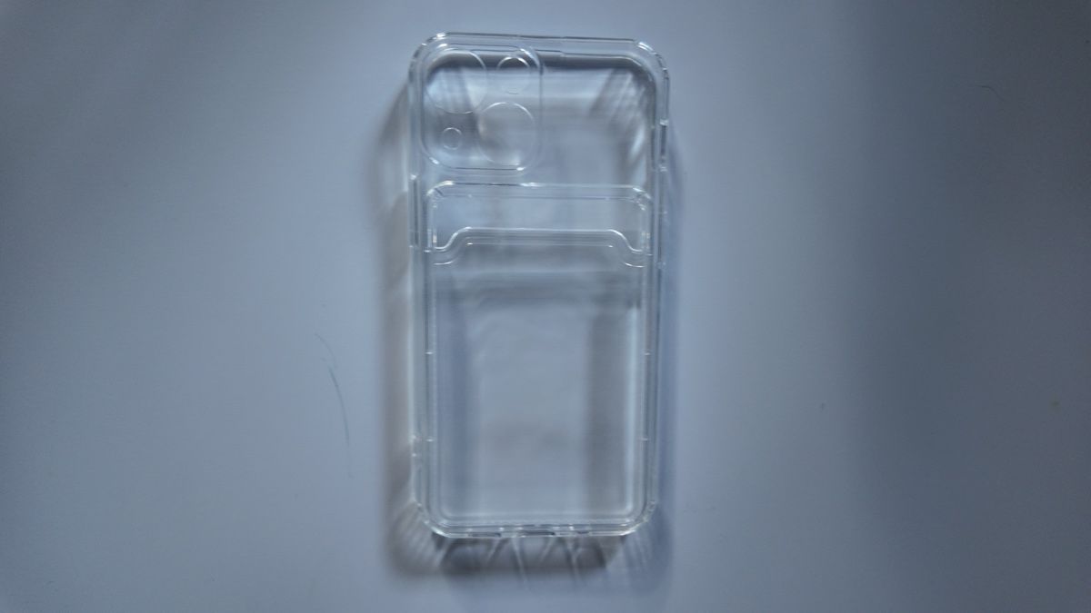 Cover & Protezioni schermo: Coque d’iPhone 13 mini transparente avec pochette pour carte – Nuovo e nell'imballaggio originale da Denges venduto da val_j8w7