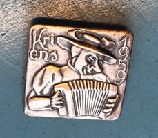 Fasnachtsplakette Kriens 1959 Silber, Krienser