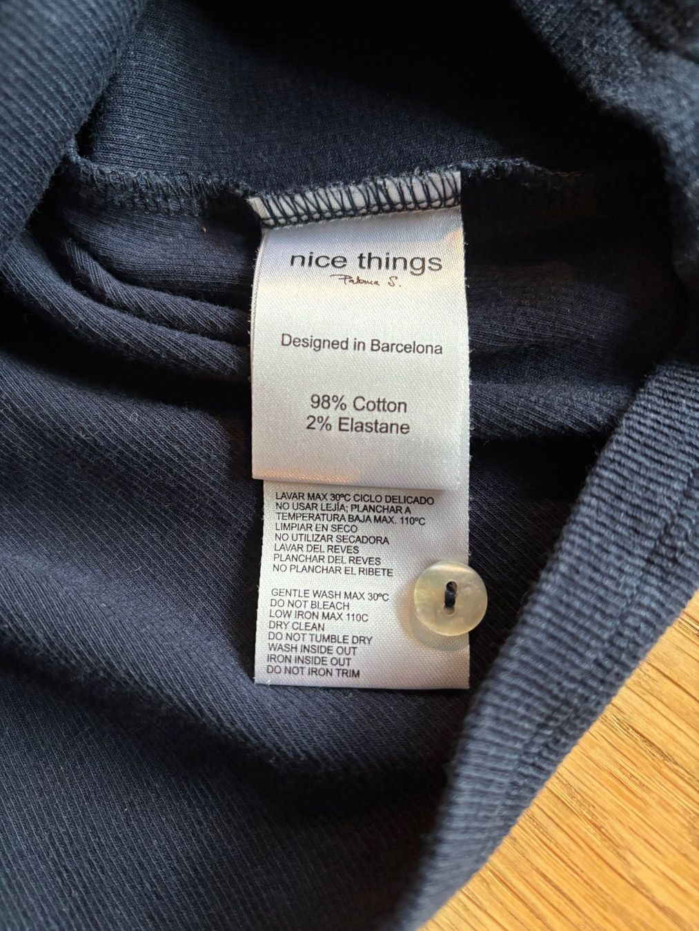 Giacche: Dunkelblaue Strickjacke von nice things Paloma Gr. M – Usato da Neftenbach venduto da Boska_1969 5