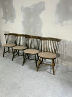 4er Set Stühle "Nesto" Vintage Skandi-Stil Mid Century Holz