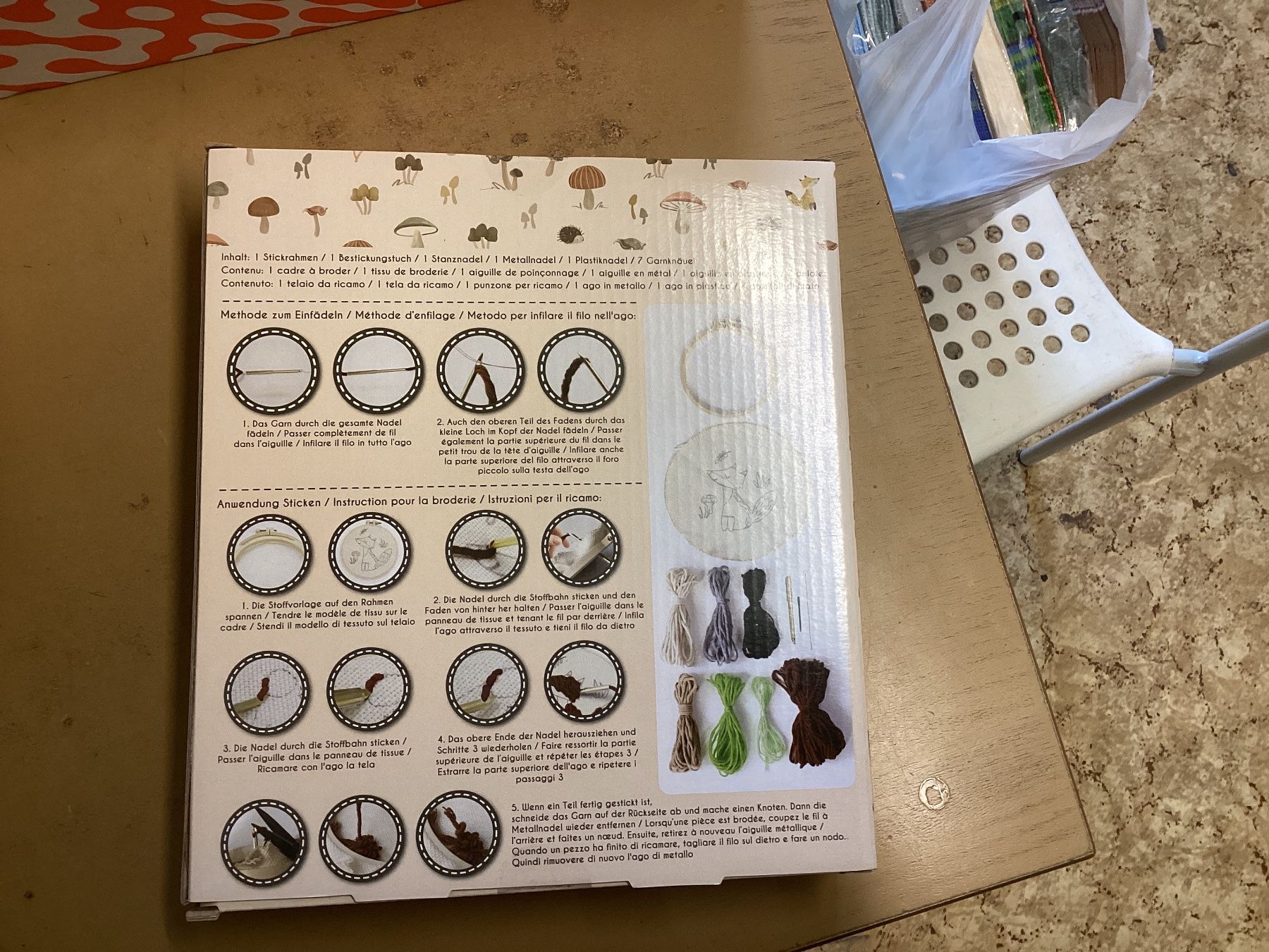 Bastelsets: DIY Stickbild Fuchs Stickset neu & originalverpackt – Neu und originalverpackt aus lyss von Dsll 1