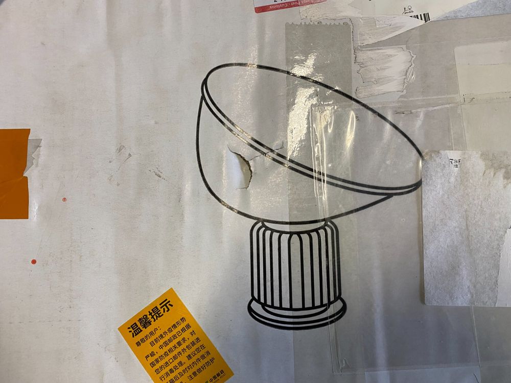 Replika Ersatzglas + Reflektor für Taccia Leuchte - NEU (Gebraucht) in ...