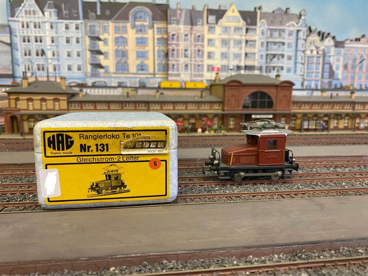 Hag Modellini di ferrovie: HAG 131 Rangierlok Te 101 H0 – Usato da Glattpark (Opfikon) venduto da anywaya23 1