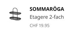 NEU! Schwarzes Etagere von IKEA