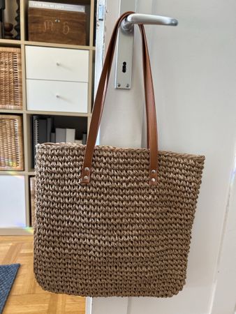 Basttasche zum umhängen 