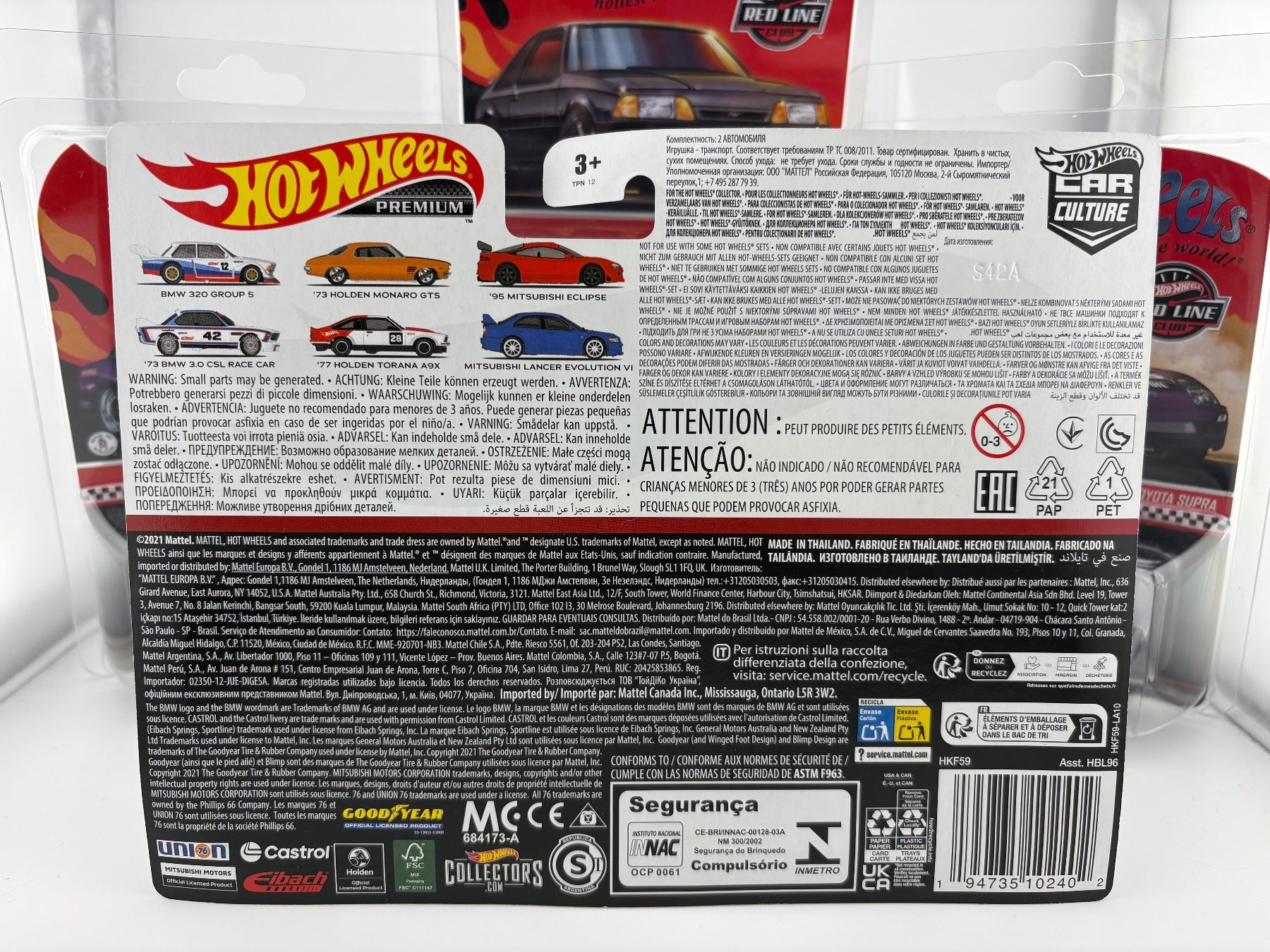 Hot Wheels Modellini d'auto: Hot Wheels 2 Pack Mitsubishi Lancer Evolution VI 95 Eclipse – Nuovo e nell'imballaggio originale da Flawil venduto da HeisseReifen 6