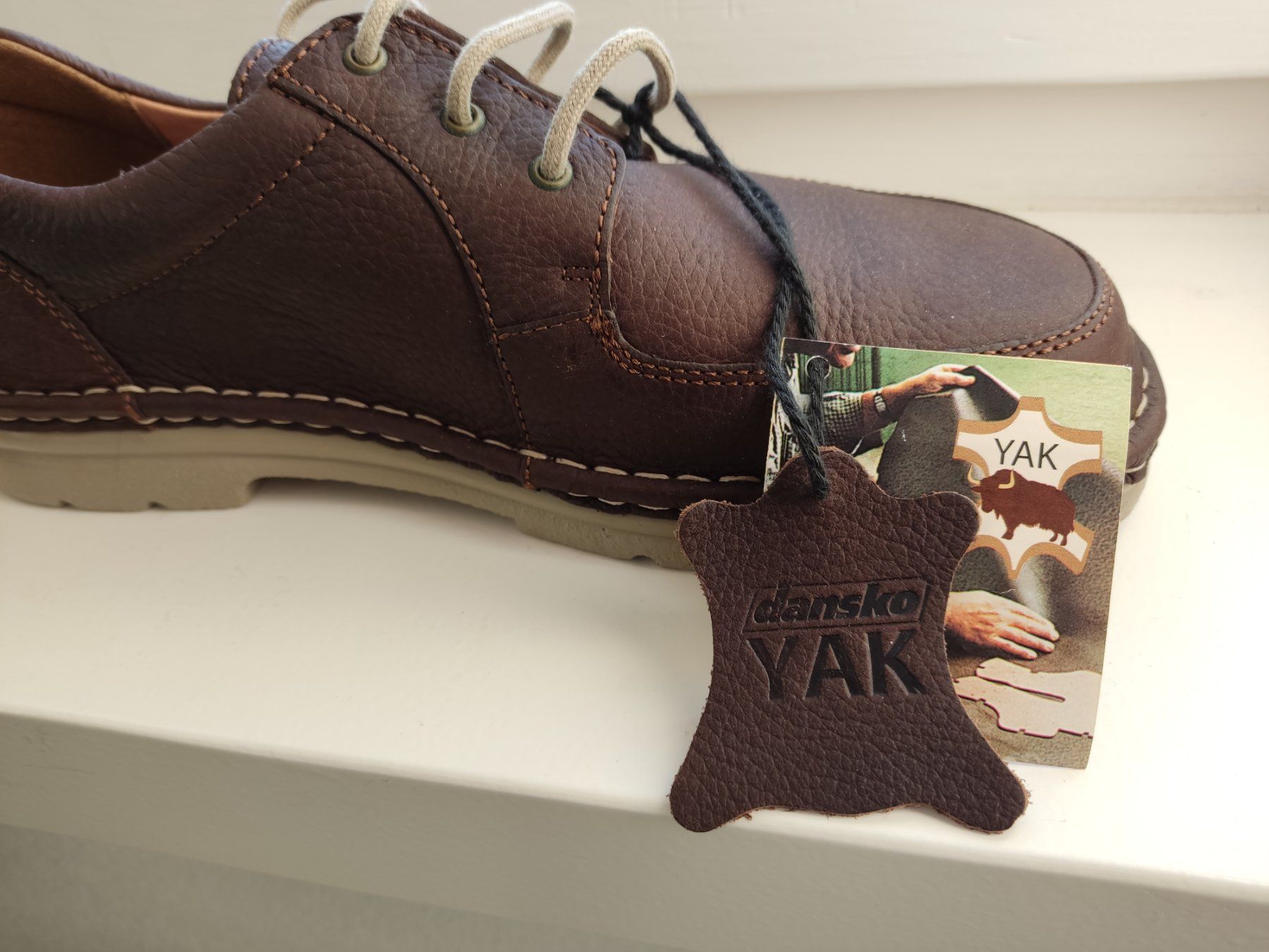 Scarpe da uomo: Dansko Yak Lederschuhe, braun, Grösse 43 – Nuovo e nell'imballaggio originale da Rorschach venduto da Roberto.M